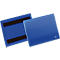 Etiketten- en markeringshoezen B 148 x H 105 mm, 50 st., blauw