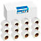 Etiketten G&amp;G, compatibel met Dymo 99010/s0722370, 12x130 st, afsnijdbaar, B 89 x H 28 mm, wit