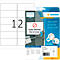 Etiketten HERMA 10017, 99,1 x 42,3 mm, 300 stuks, op DIN A4, zelfklevend, sterk klevend, papier, mat wit