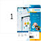 Etiketten HERMA 4577, 210 x 297 mm, 20 stuks, op DIN A4, weerbestendig, zelfklevend, sterk klevend, polyesterfolie, mat wit