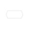 Etiketten met gegolfde rand, 22 x 12 mm, 10 rollen, wit (permanent)