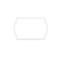 Etiketten met gegolfde rand, 26 x 16 mm, 10 rollen, wit (permanent)