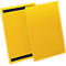 Etiketten- und Kennzeichnungstaschen B 210 x H 297 mm (A4 hoch), 50 Stück, gelb