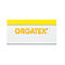 Etiquetas insertables magnéticas ORGATEX Color, 35 x 150 mm, amarillo, 100 uds.