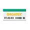 Etiquetas insertables magnéticas ORGATEX Color, 35 x 150 mm, verde, 100 uds.