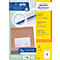 Etiquetas universales AVERY® Zweckform 3426, ultra grip, 105 x 70 mm, 800 unidades