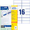 Etiquetas universales AVERY® Zweckform 3484, ultra grip, 105 x 37 mm, 1600 piezas