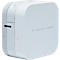 Etiqueteuse Brother P-touch Cube, Bluetooth, iOS/Android, 20 mm/sec, pour étiquettes 3,5/6/9/12 mm, ruban TZe 12 mm inclus, L 112 x P 61 x H 115 mm, blanc