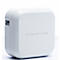 Etiqueteuse Brother P-touch Cube Plus, USB/Bluetooth, iOS/Android, 20 mm/sec, pour étiquettes 3,5-24 mm, ruban TZe 24 mm inclus, L 67 x P 128 x H 128 mm, blanc