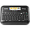 Étiqueteuse Brother P-touch noire avec clavier et écran. L'écran affiche "Create Label".