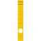 Étiquette pour classeur, largeur de tranche 39 mm, autocollant, 10 p., jaune