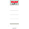 Étiquette pour classeur nature herlitz, largeur de tranche 80 mm, autocollant, 10 p.