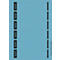 Étiquettes courtes pour classeurs LEITZ®, imprimable, largeur de tranche 50 mm, autocollant, 150 p., bleu