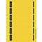 Étiquettes courtes pour classeurs LEITZ®, imprimable, largeur de tranche 50 mm, autocollant, 150 p., jaune
