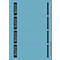 Étiquettes courtes pour classeurs LEITZ®, imprimable, largeur de tranche 80 mm, autocollant, 100 p., bleu
