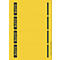 Étiquettes courtes pour classeurs LEITZ®, imprimable, largeur de tranche 80 mm, autocollant, 100 p., jaune