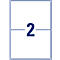 Étiquettes d'envoi du formulaire d'objectif AVERY®, 199,6 x 143,5 mm, 300 feuilles, blanc