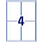 Étiquettes d'envoi du formulaire d'objectif AVERY®, 99,1 x 143,5 mm, 300 feuilles, blanc