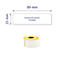 Étiquettes en rouleau Avery® Zweckform, compatibles avec DYMO® LabelWriter™ Series 300/400/450/4XL/Wireless, adhésif permanent, L 89 x H 25 mm, blanc, 700 pièces.