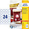 Étiquettes multifonctionnelles adhésives AVERY® Zweckform, vierge, Ø 40 mm, rond, pour toutes les imprimantes, blanc
