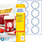 Étiquettes multifonctionnelles adhésives AVERY® Zweckform, vierge, Ø 65 mm, rond, pour toutes les imprimantes, blanc