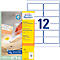Étiquettes multifonctionnelles universelles Avery Zweckform, 100 étiquettes, 99,1 x 42,3 mm, amovible