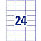 Étiquettes polyéthylène Avery Zweckform, résistant aux intempéries, pour usage intérieur et extérieur, 70 x 37 mm
