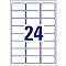 Étiquettes polyéthylène ultra-résistantes L4773-100 AVERY® Zweckform, 63,5 x 33,9 mm, permanent, blanc