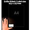 Étiquettes polyéthylène ultra-résistantes L4773-100 AVERY® Zweckform, 63,5 x 33,9 mm, permanent, blanc