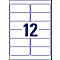Étiquettes polyéthylène ultra-résistantes L4776-20 Avery Zweckform, 99,1 x 42,3 mm, permanent, blanc