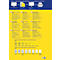 Étiquettes polyéthylène ultra-résistantes L6103-20 Avery Zweckform, 45,7 x 21,2 mm, permanent, jaune