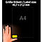 Étiquettes polyéthylène ultra-résistantes L6103-20 Avery Zweckform, 45,7 x 21,2 mm, permanent, jaune