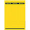 Étiquettes pour classeurs longues LEITZ®, imprimable, largeur de tranche 80 mm, autocollant 75 p., jaune