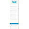 Étiquettes pour classeurs smart ELBA, largeur de tranche 80 mm, autocollant, 10 p.