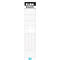 Étiquettes pour classeurs suspendus ELBA, largeur de tranche 50 mm, autocollant, 10 p.