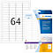 Étiquettes pour onglets n° 4201 sur feuilles A4 Herma, 1600 étiquettes, 25 p.