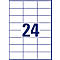 Etiquettes universelles AVERY® Target Shape Universal 3490, 70 x 36 mm, 600 + 120 pièces.
