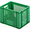 Euro Box bac à fruits et légumes, qualité alimentaire, capacité 20,2 L, version ajourée, vert