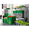 Euro Box bac à fruits et légumes, qualité alimentaire, capacité 55,7 L, version ajourée, vert