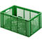 Euro Box bac à fruits et légumes, qualité alimentaire, capacité 55,7 L, version ajourée, vert