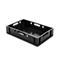 Euro Box boîte à viande, qualité alimentaire, capacité 25,3 L, version fermée, noir