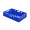 Euro Box Fleischkasten, lebensmittelecht, Inhalt 25,3 L, geschlossene Version, blau