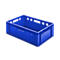 Euro Box Fleischkasten, lebensmittelecht, Inhalt 35,3 L, geschlossene Version, blau