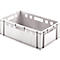 Euro Box Fleischkasten, lebensmittelecht, Inhalt 35,3 L, geschlossene Version, weiß