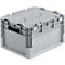 Euro Box Leichtbehälter ELB 4220, aus PP, Inhalt 20,4 L, mit Deckel, grau