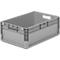 Euro Box Leichtbehälter ELB 6220, aus PP, Inhalt 43,7 L,ohne Deckel, grau