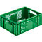 Euro Box Obst- und Gemüsekasten, lebensmittelecht, Inhalt 11,9 L, durchbrochene Version, grün
