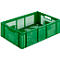 Euro Box Obst-und Gemüsekasten, lebensmittelecht, Inhalt 33,9 L, durchbrochene Version, grün