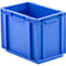 Euro Box Serie EF 3220, aus PP, Inhalt 9 L, geschlossene Wände, Unterfassgriff, 9 l, blau