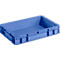Euro Box Serie EF 4070, aus PP, Inhalt 6,9 L, geschlossene Wände, Unterfassgriff, blau